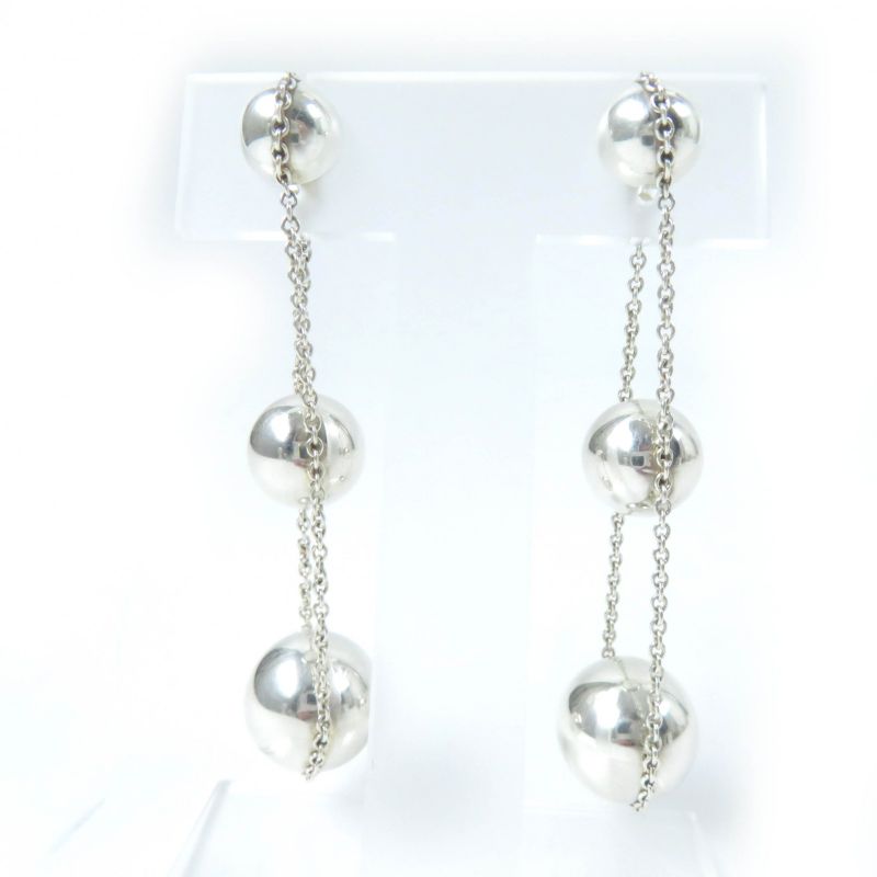 Tiffany & Co Hardware Triple Drop Earrings Accessory Ag925 Silver