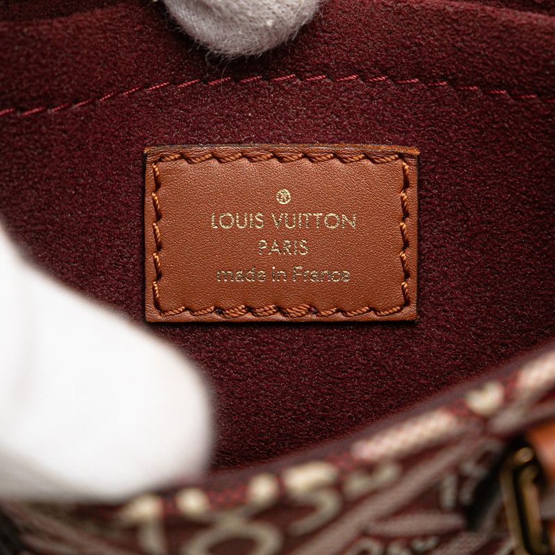 Louis Vuitton Monogram Jacquard Petite Sac Pla Handbag Shoulder Bag 2WAY M69846