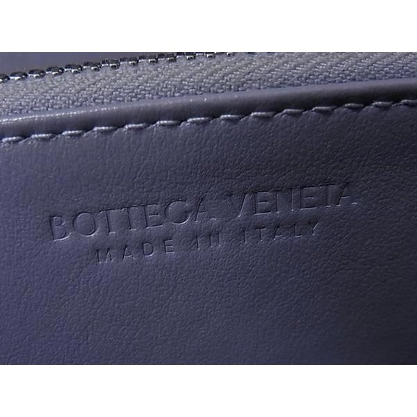 Bottega Veneta Long Wallet Intrecciato Zip Around Lavender — view 2