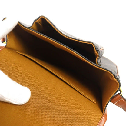 Celine Folco Medium Triomphe Canvas Shoulder Bag Tan Brown Recommended — view 9