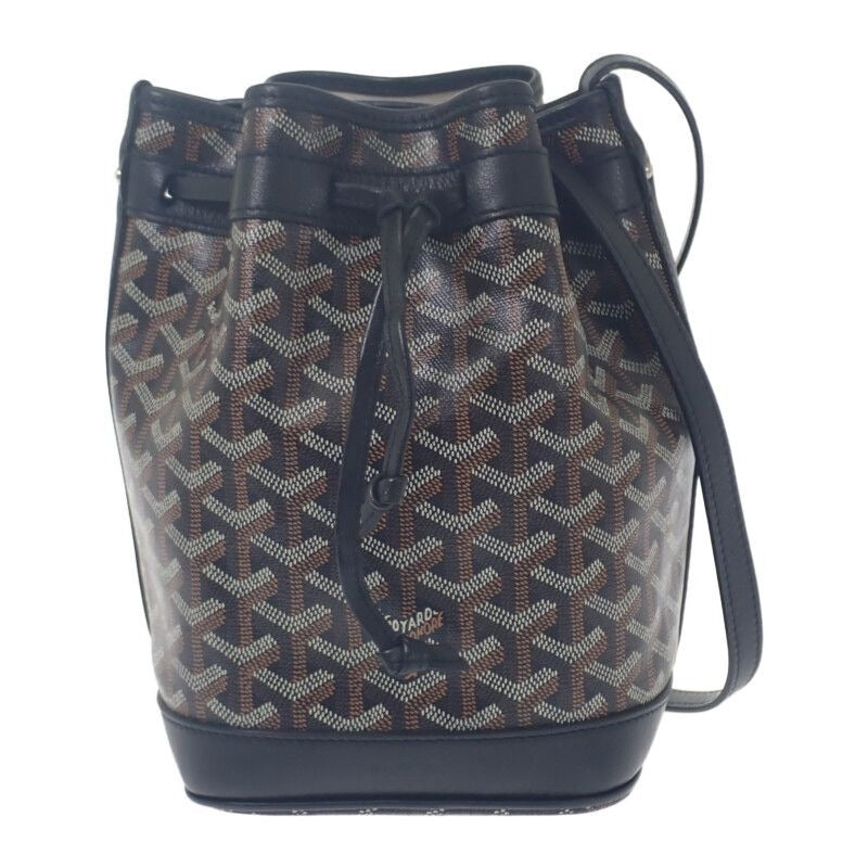Goyard Petit Flo Bucket Bag Herringbone Peflotpmlty01 Cl01 P Shoulder Leather