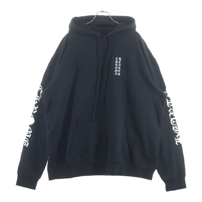 Chrome Hearts Sweatshirt Plvr Sleeve Logo Print Daga Zip Up Hoodie Black