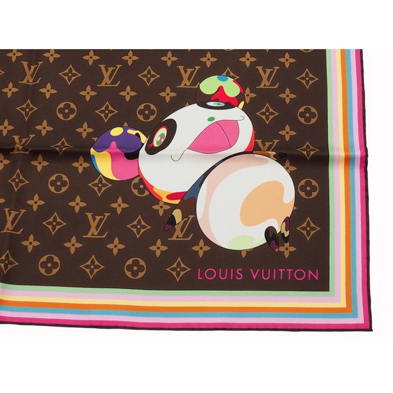 Louis Vuitton LV X Tm Carre 70 Super Flat Character Panda Monogram