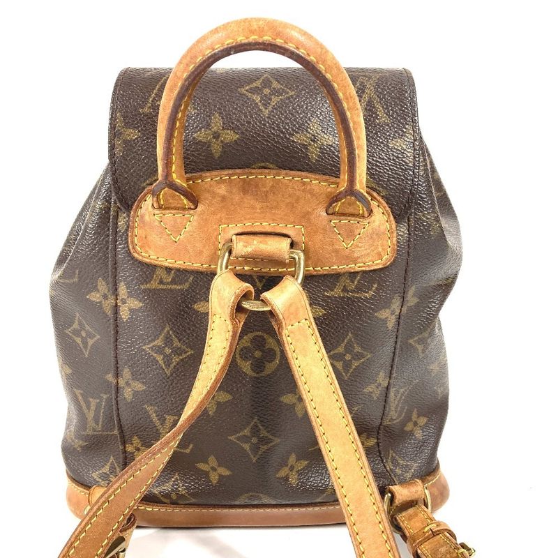 Louis Vuitton Backpack Sac Mini Montsouris M51137 Monogram Canvas Brown