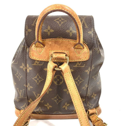 Louis Vuitton Backpack Sac Mini Montsouris M51137 Monogram Canvas Brown