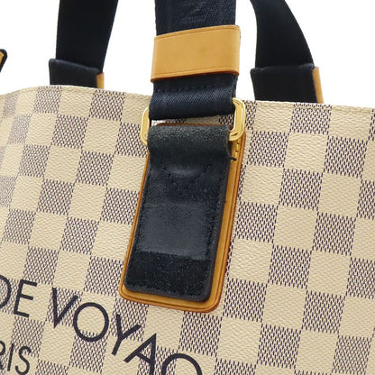 Louis Vuitton Damier Azure Platins Soleil Cabas PM Tote Bag Shoulder Bag Semi