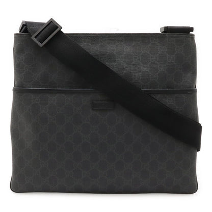 Gucci GG Plus GG Supreme Shoulder Bag Crossbody Shoulder PVC Leather Black