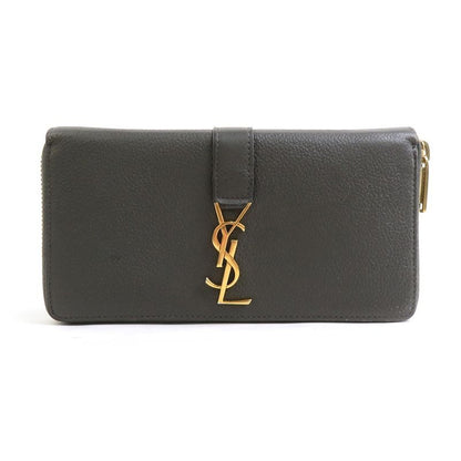 Saint Laurent Round Zipper Long Wallet