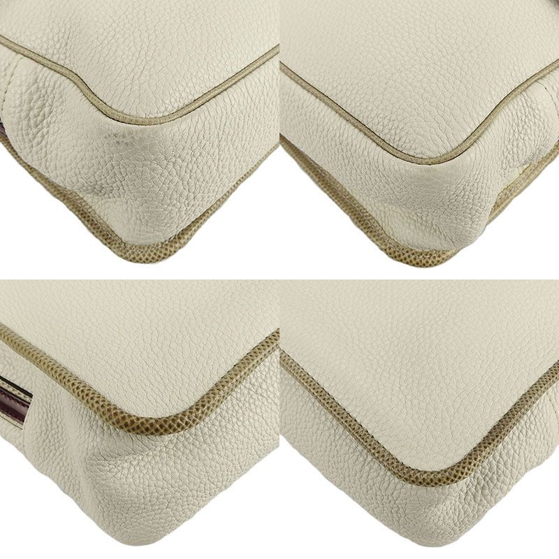 Loewe Shoulder Bag Miami 374.96.623 White - Gold Hardware One Shoulder Women
