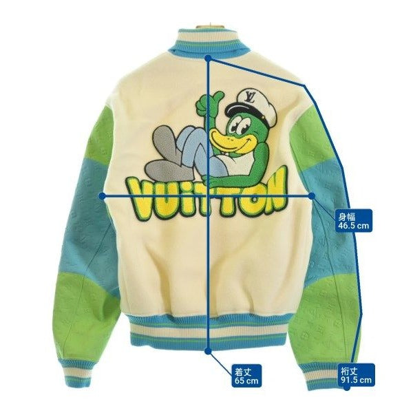 Louis Vuitton Stadium Jacket Wool Leather — view 6