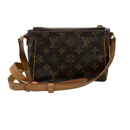 Louis Vuitton Vivacite PM Shoulder Bag Monogram Canvas M51165 Brown Women