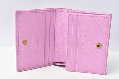 Unused Gucci Mini Wallet Coin Case Fold Wallet 499783 GG Marmont Rhinestone