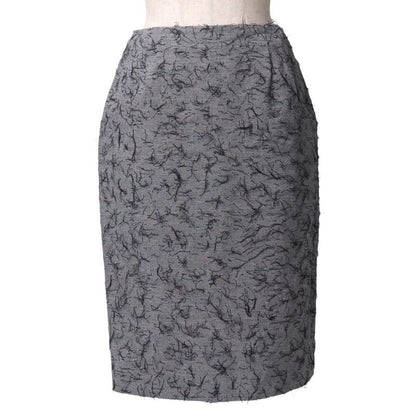 Christian Dior Skirt Size 42 Tight Knee Length Embroidery All Over Pattern