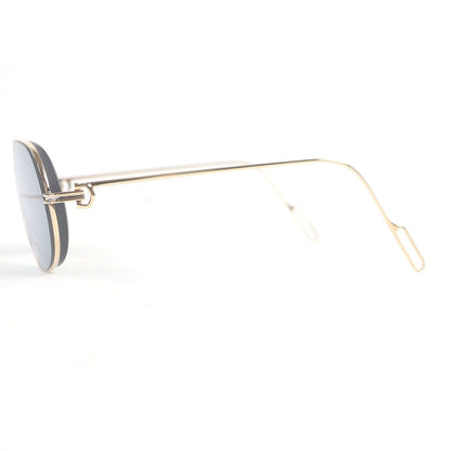 Cartier Ct0111 S 2 C Two Bridge Sunglasses Gold Blue — view 4