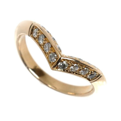 Louis Vuitton 18K Pink Gold Ring Diamond 49