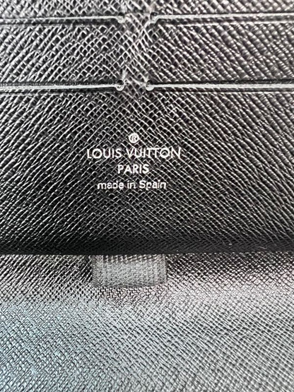 Louis Vuitton Zippy Organizer Damier Graphite Long Wallet N63077 81bs093