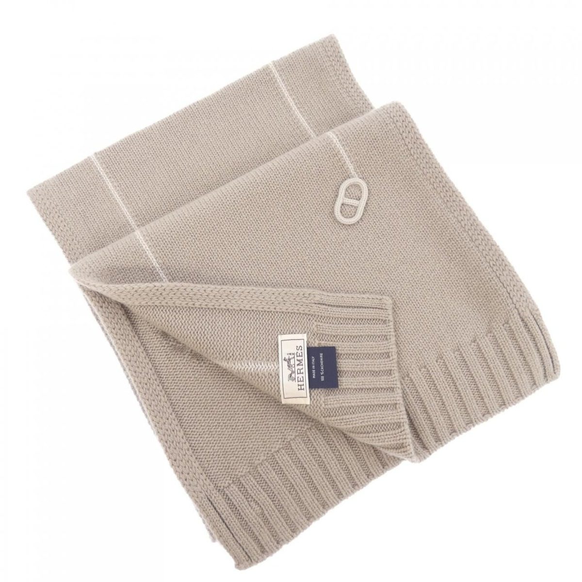 Hermes Scarf Beige