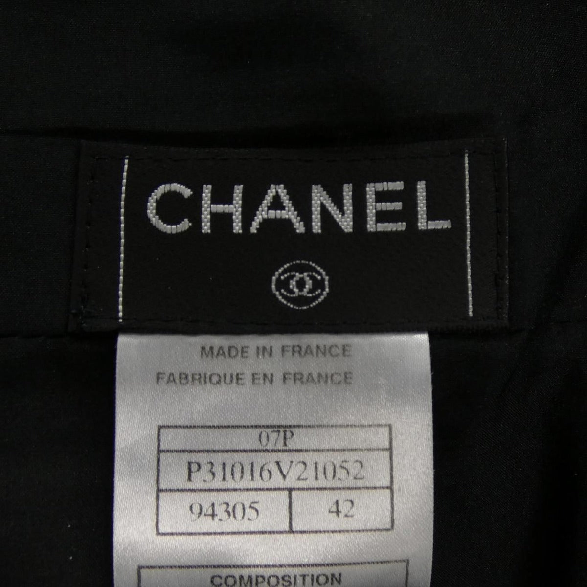 Chanel Skirt Black 42 Translucency — view 4