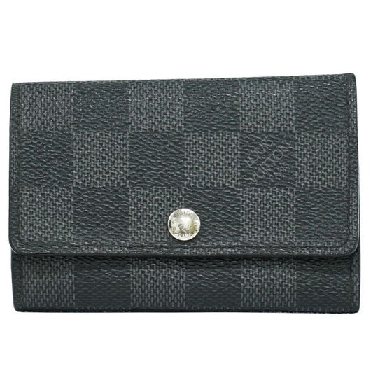 Louis Vuitton Multicles 6 Damier Graphite Key Case 6-stack Black