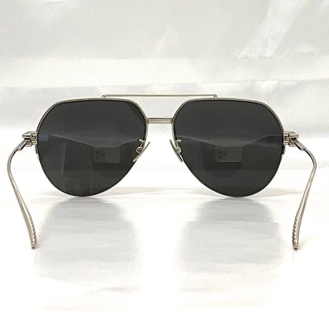 Bottega Veneta Sunglasses F21476 Silver Gray Mirror