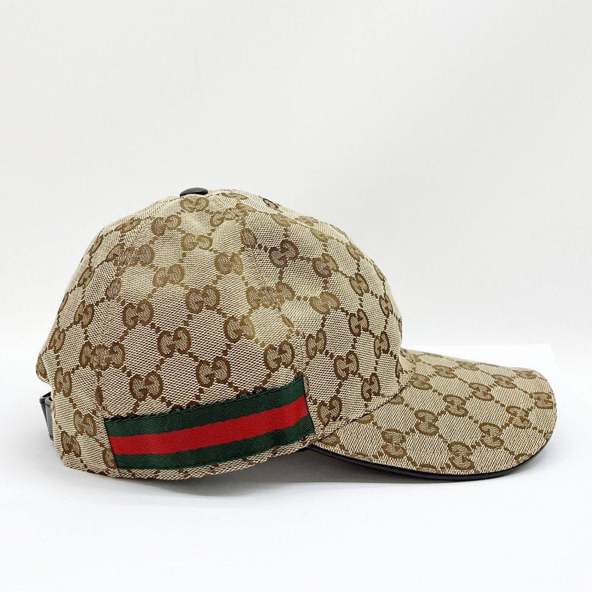 Gucci Hat Cap GG Pattern 200035 L Size 59cm (23.23in) Beige