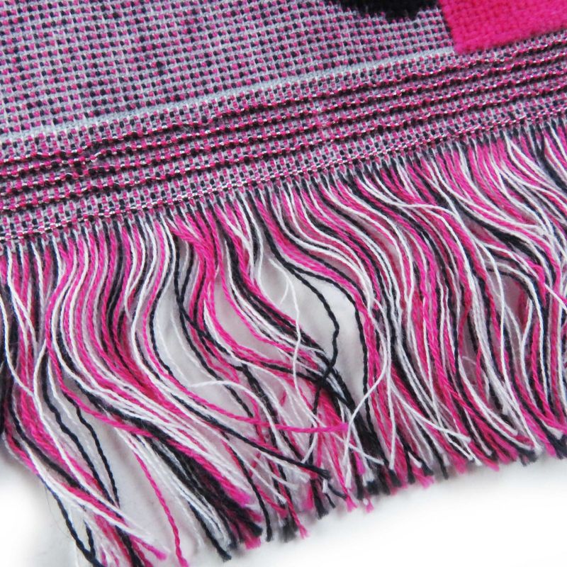 CHANEL 19S Coco Mark Allover Pattern Beach Towel Navy Pink 99 X 196cm (77.17in)