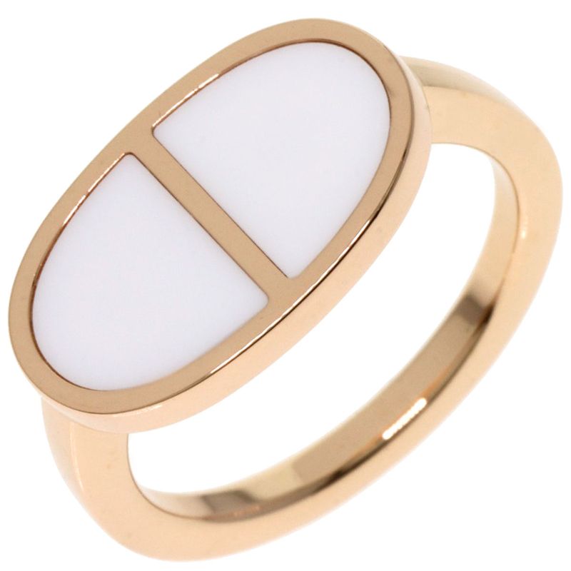 Hermes Verso #50 Ring - 18K Pink Gold Ladies