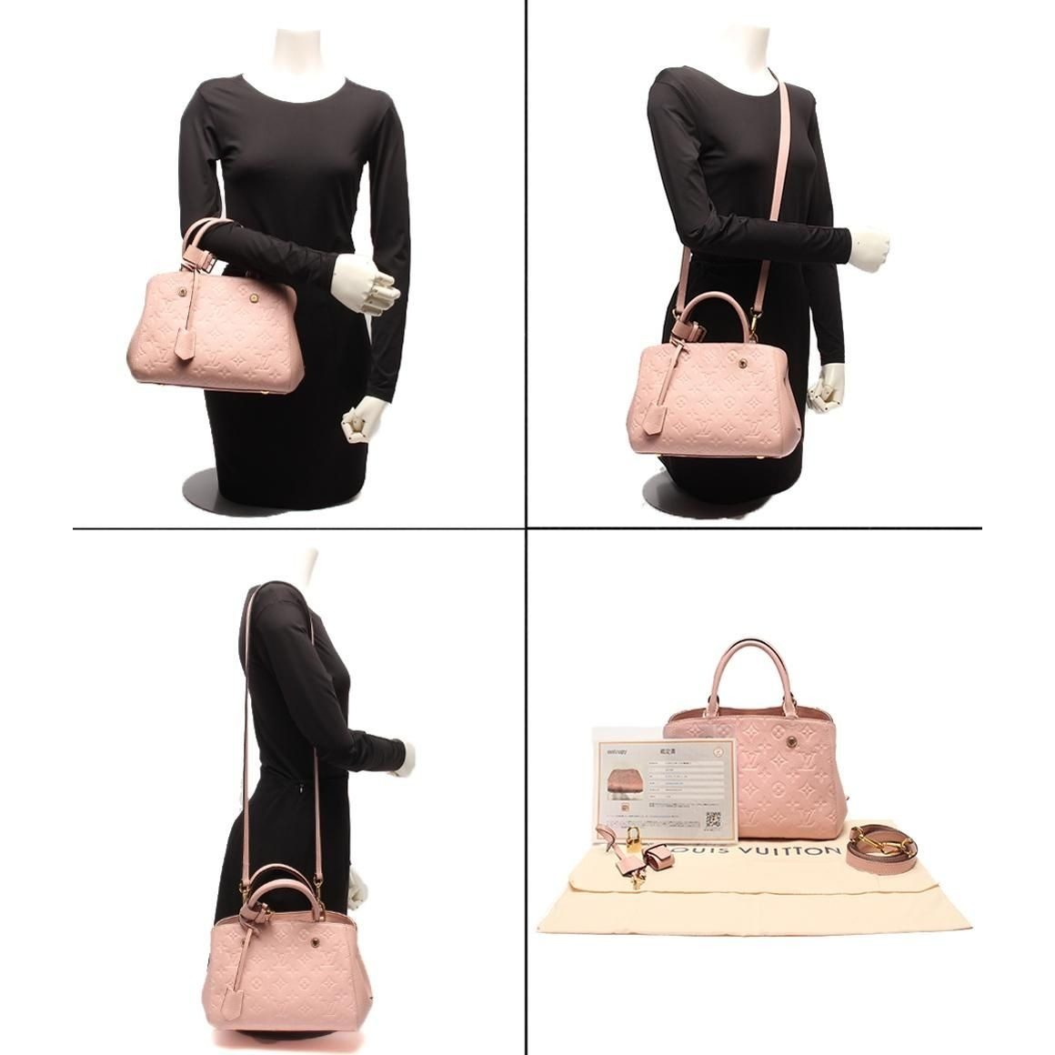 Louis Vuitton Shoulder Bag Crossbody Montaigne BB Monogram Empreinte — view 10