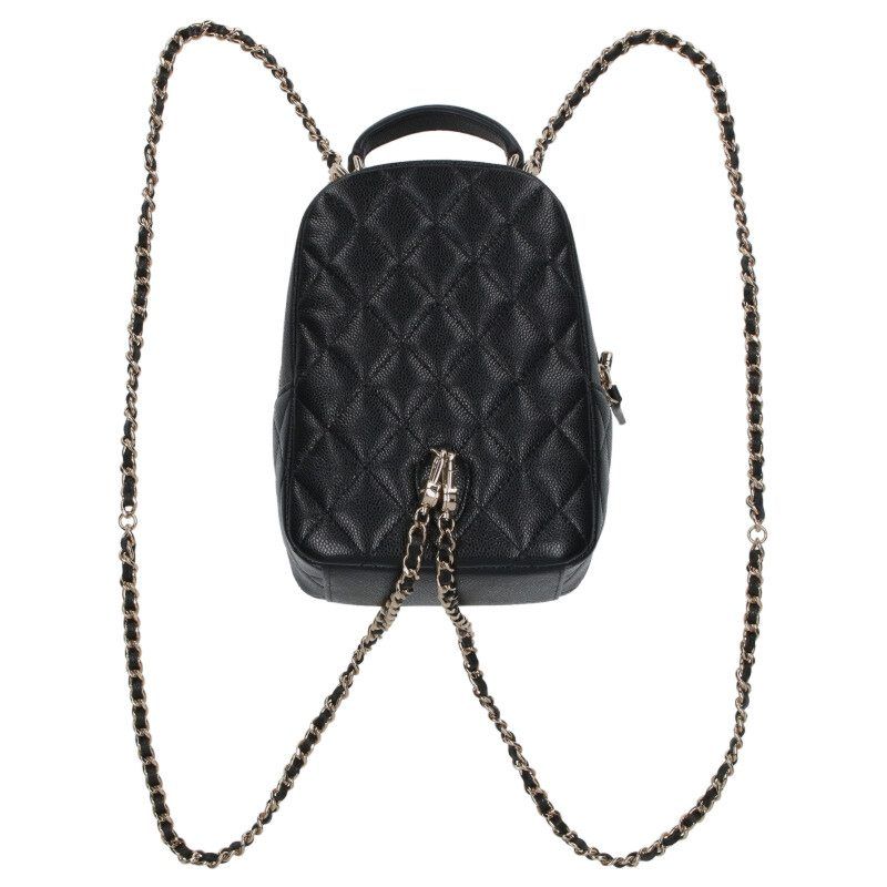Chanel Matelasse Caviar Skin Chain Mini Backpack Men's