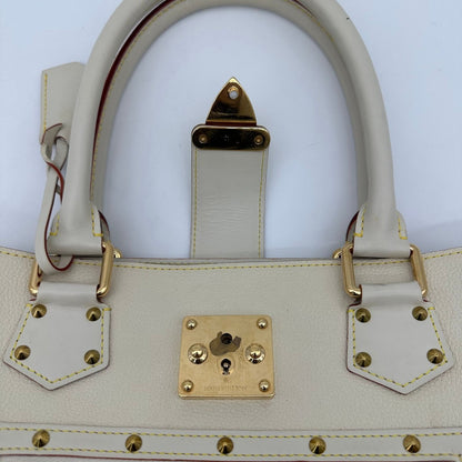 Louis Vuitton Fabreau Handbag Suhali Goatskin Bronne A4 Flap — view 11