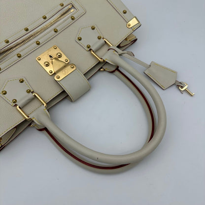 Louis Vuitton Fabreau Handbag Suhali Goatskin Bronne A4 Flap — view 12
