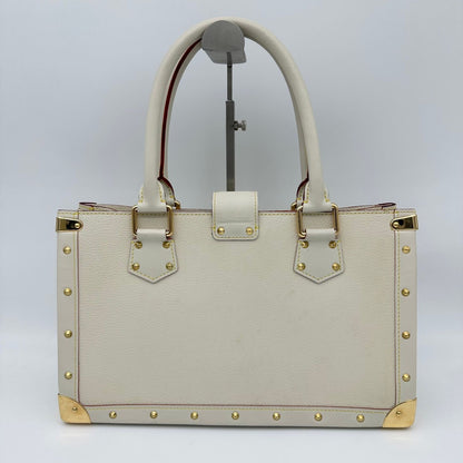 Louis Vuitton Fabreau Handbag Suhali Goatskin Bronne A4 Flap — view 2
