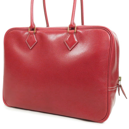 Hermes Plume 32 Rouge Ash Gold Lycee Handbag — view 2