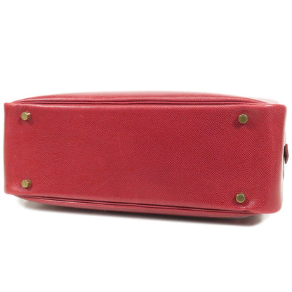 Hermes Plume 32 Rouge Ash Gold Lycee Handbag — view 3
