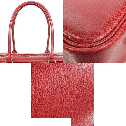 Hermes Plume 32 Rouge Ash Gold Lycee Handbag — view 5