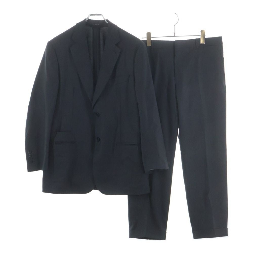 Hermes Cashmere Blend Wool Tailored Jacket Trousers Long Pants Set Suit Gray