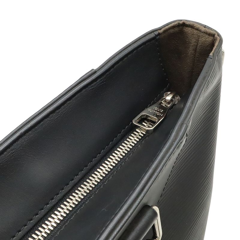 Louis Vuitton Epi Cabas Jules Tote Business Bag Document Cabasn Noir Black