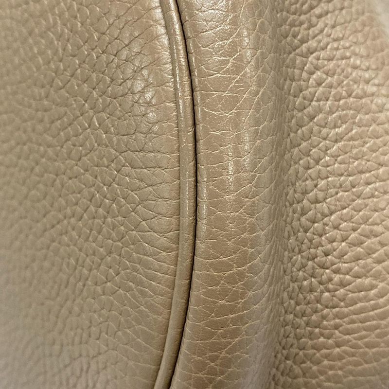 Hermes Handbag Mangeoir Etoupe Silver Hardware