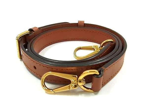 Louis Vuitton Leather Bag Shoulder Strap Crossbody Shoulder Women's Brown