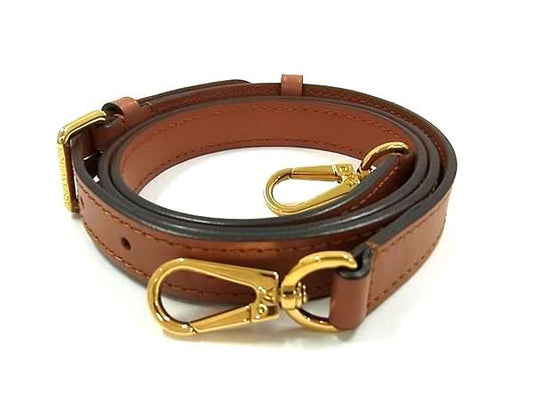 Louis Vuitton Leather Bag Shoulder Strap Crossbody Shoulder Women's Brown