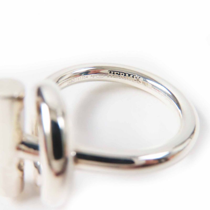 Hermes 2024 Echappee Ring - Ring Ag925 Silver #14 With Box Weight 10.1g Ladies