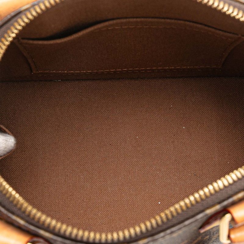 Louis Vuitton Monogram Alma BB Handbag Shoulder Bag 2WAY M53152 Brown PVC