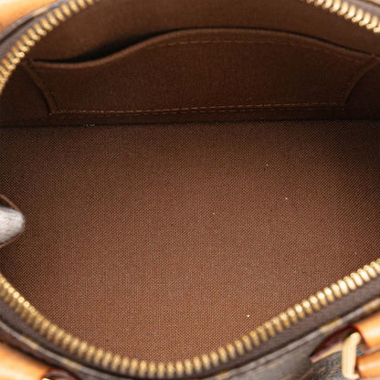 Louis Vuitton Monogram Alma BB Handbag Shoulder Bag 2WAY M53152 Brown PVC