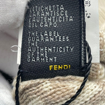 Fendi Gloves Zucca Hair Beige — view 5