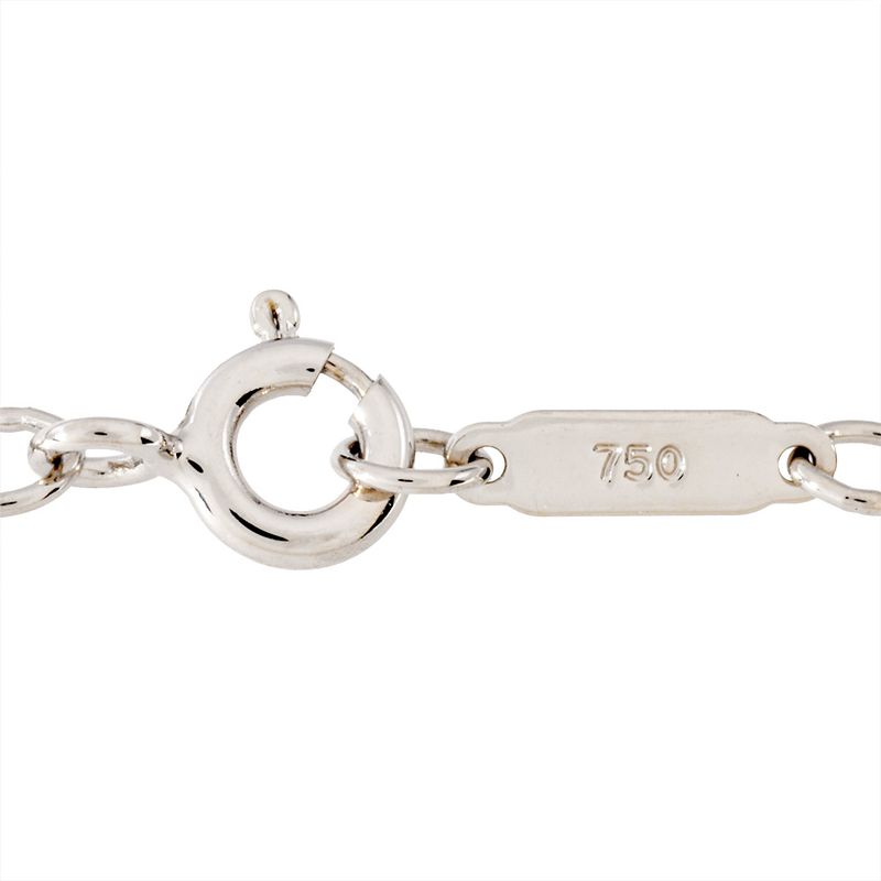 Tiffany & Co Tiffany & Co Crown Key Necklace Diamond 18K White Gold 64g White