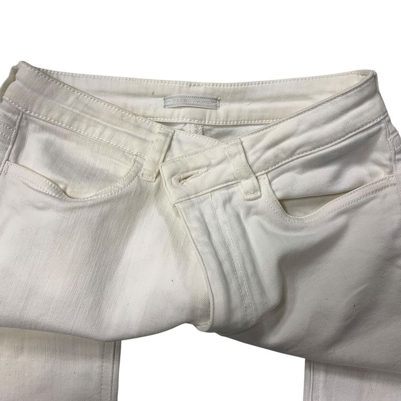 3251 Prada Rn.98339-Ca.34767 Skinny Stretch Denim White 26s Size Used
