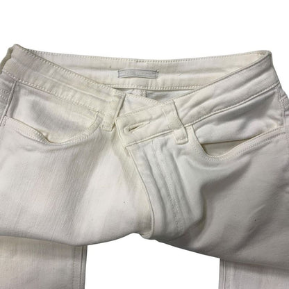 3251 Prada Rn.98339-Ca.34767 Skinny Stretch Denim White 26s Size Used