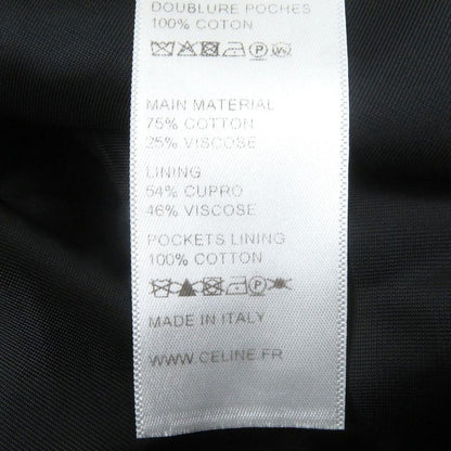Celine 2p443226d Velour Bermuda Pants Shorts Half Pants Black 40 Made In Italy
