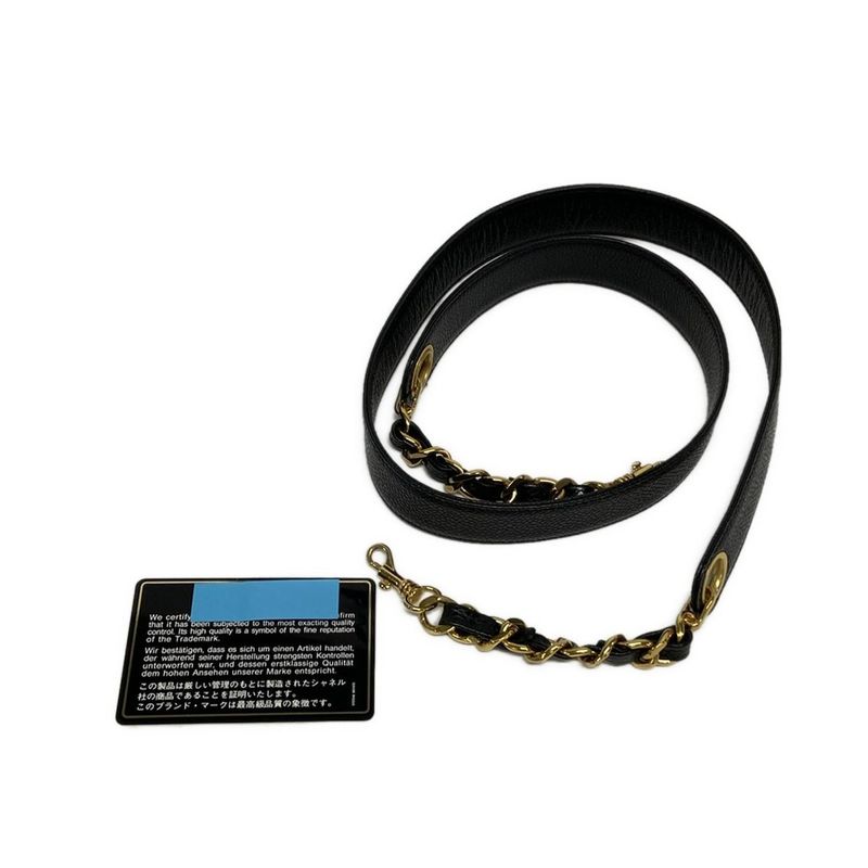 Chanel Vanity Bag - Black With Gold Hardware / Mirror