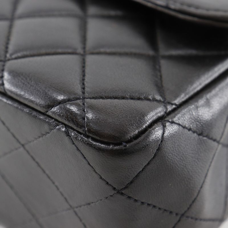 Chanel Parent Only Matelasse One Handle Lambskin Black Ladies Handbag